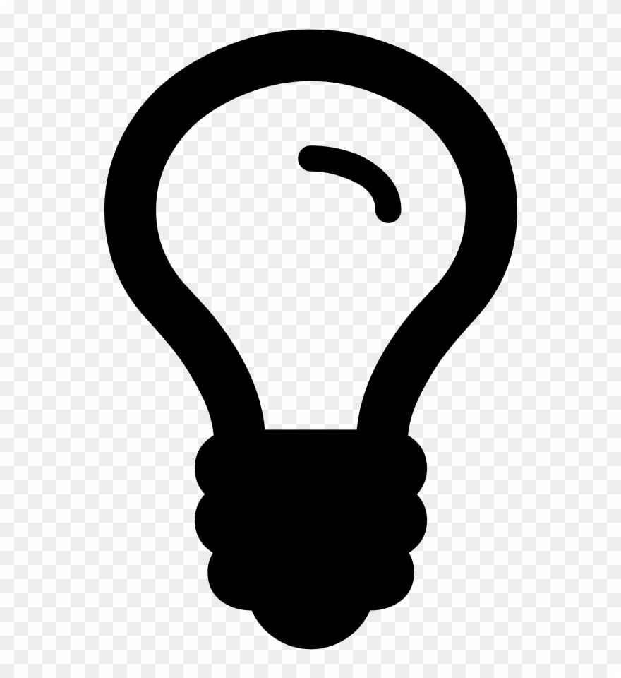 Light Bulb Font Awesome - Dream It. Code It. Win Clipart