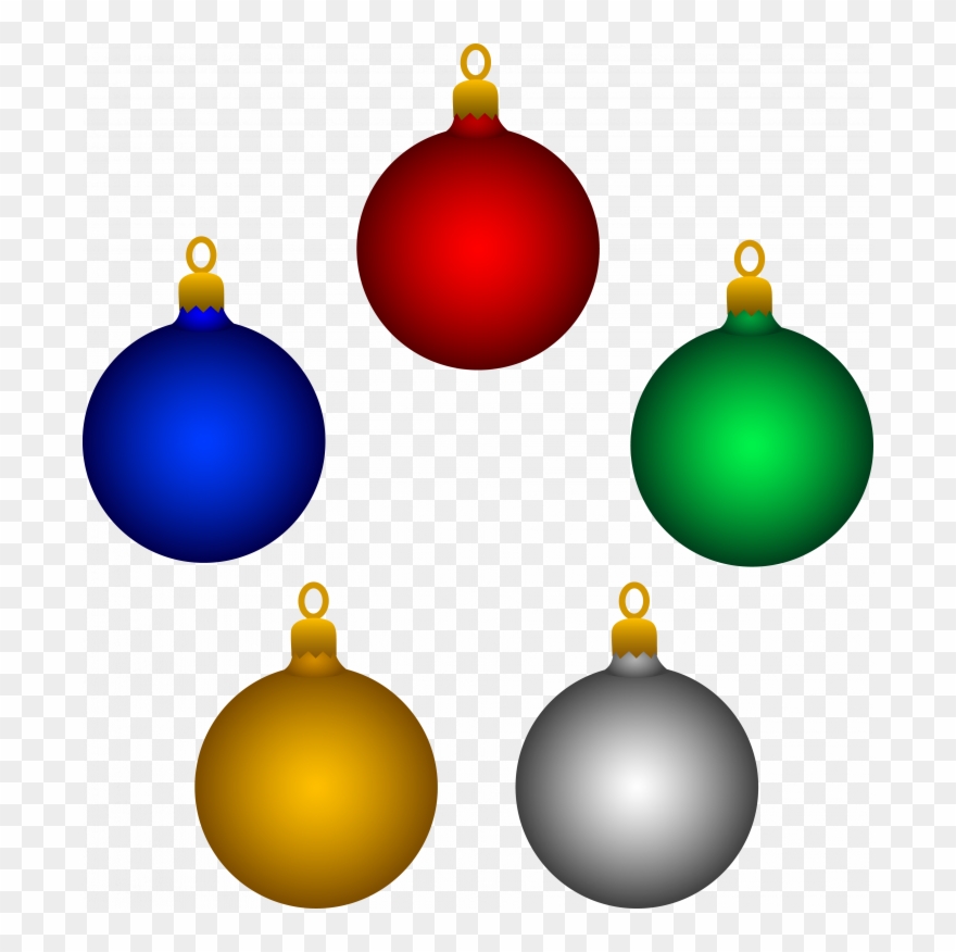 Light Bulbs Clipart - Christmas Tree Decoration Clipart - Png Download