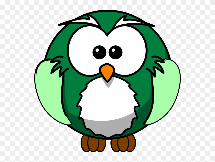 Cartoon Owl Shower Curtain Clipart