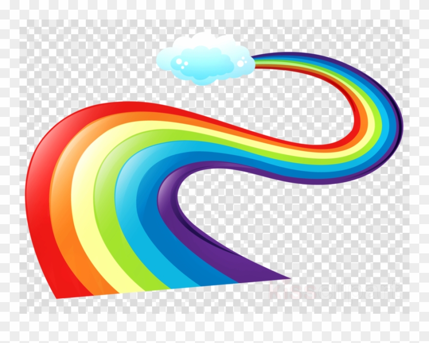 Cartoon Rainbow Clipart Rainbow Cartoon Clip Art - Sprechblase Piktogramm - Png Download