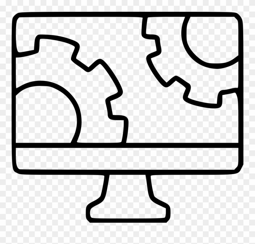 Monitor Gears Software Settings Repair Mac Setup Bios - Mac Repair Icon Clipart