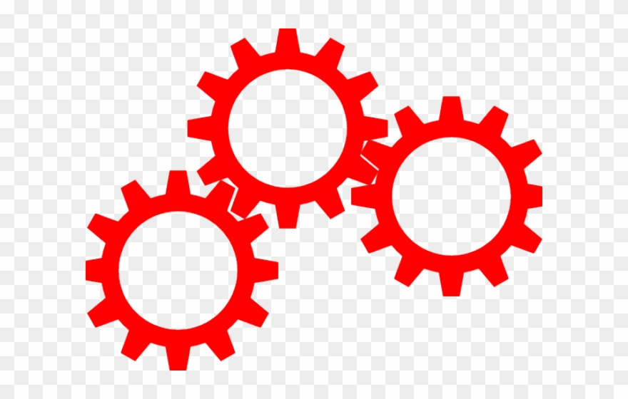 Gears Clipart Cartoon - Transparent Background Gears Clip Art - Png Download