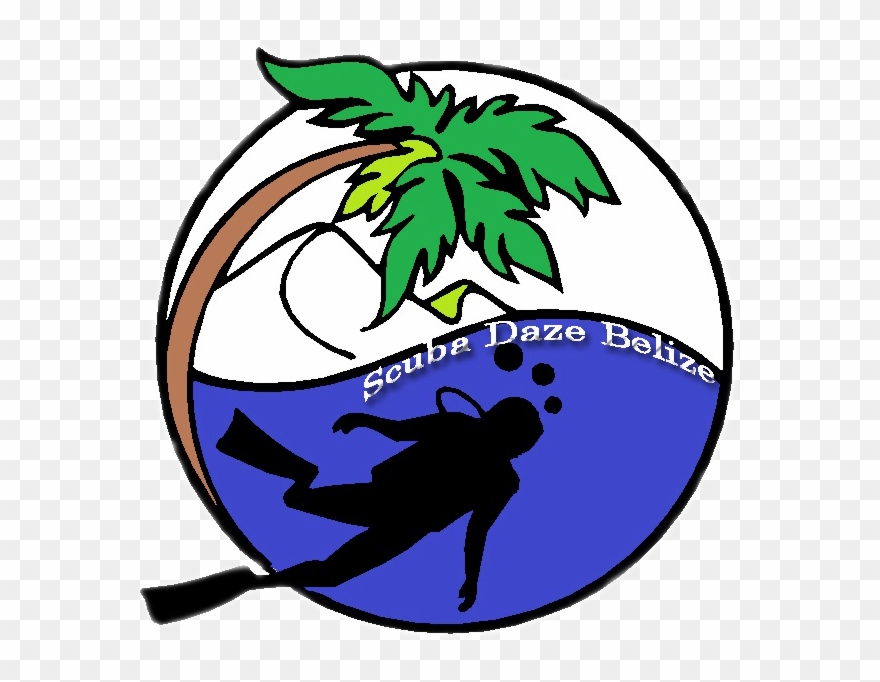 Scuba Diving Line Art Clipart