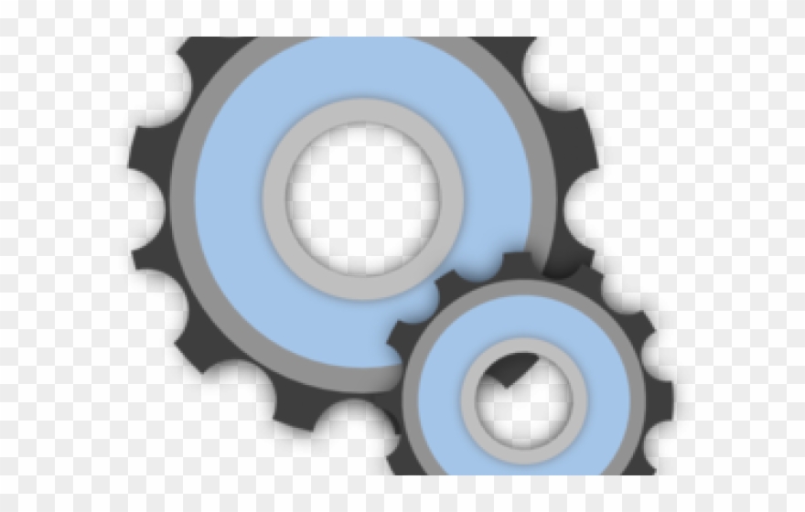 Gears Clipart Bike Gear - Animasi Gear Motor - Png Download
