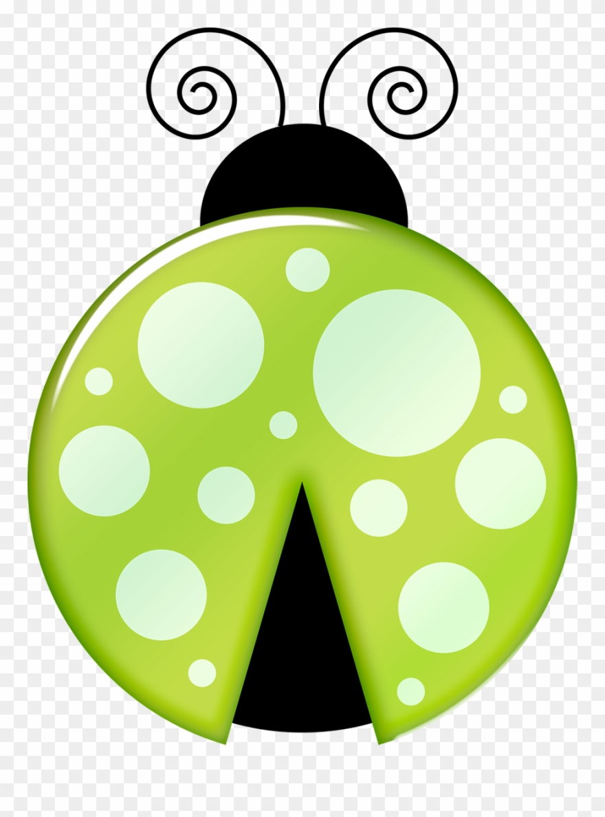 Ϧugs ‿✿⁀ Pink Ladybug, Ladybug Party, Bug Images, - Green Ladybug Clipart - Png Download