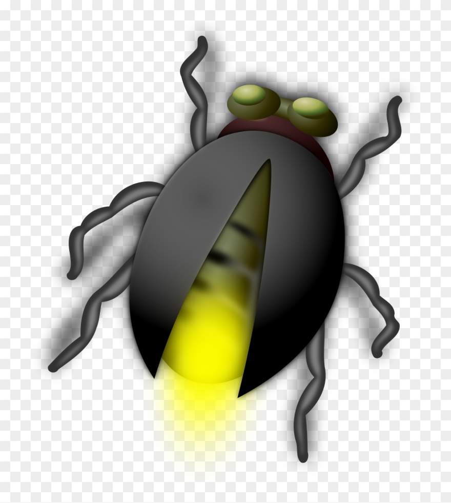 Attacked By Fireflies - Bug Clip Art - Png Download