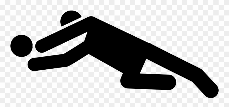 Goalkeeper Catching The Ball - Goalkeeper Icon Png Clipart