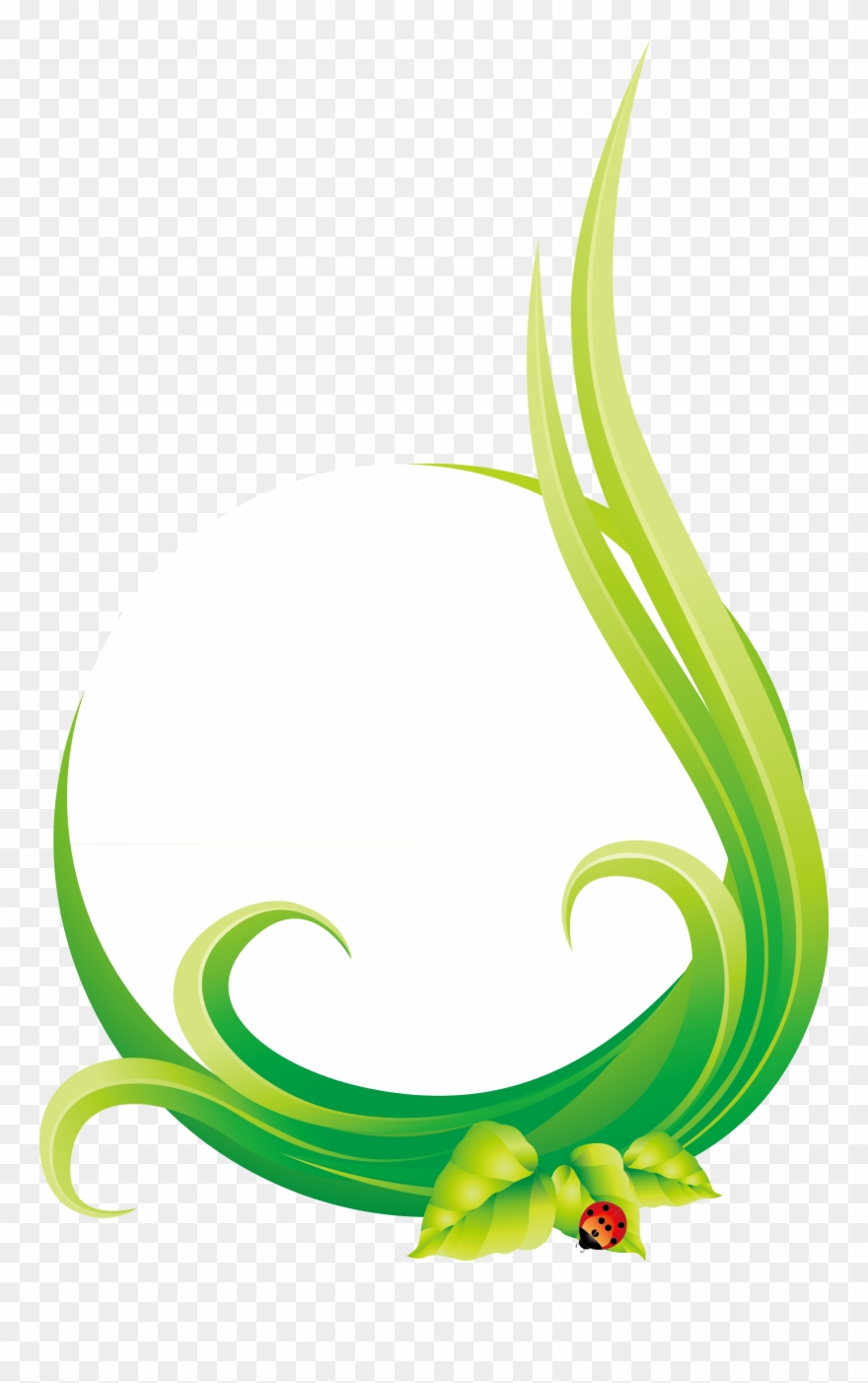 Leaf Euclidean Natural Round - Leaf With Circle Vector Clipart