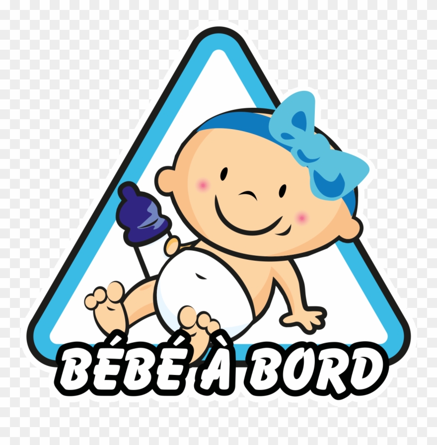 Sticker Bebe A Bord Garcon Ambiance Sticker Col Sand - Bebe A Bord Fille Clipart