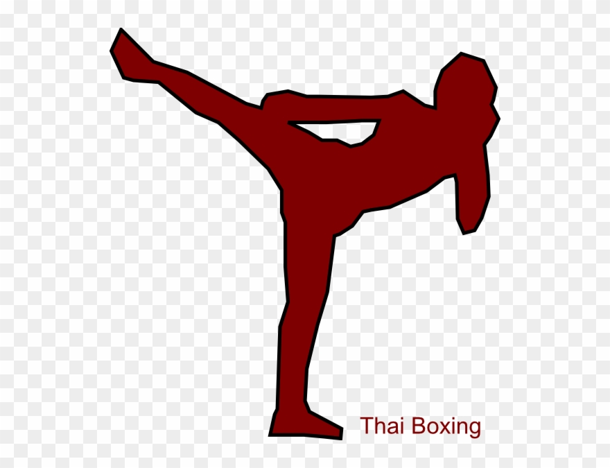 Muay Thai Cartoon Clipart