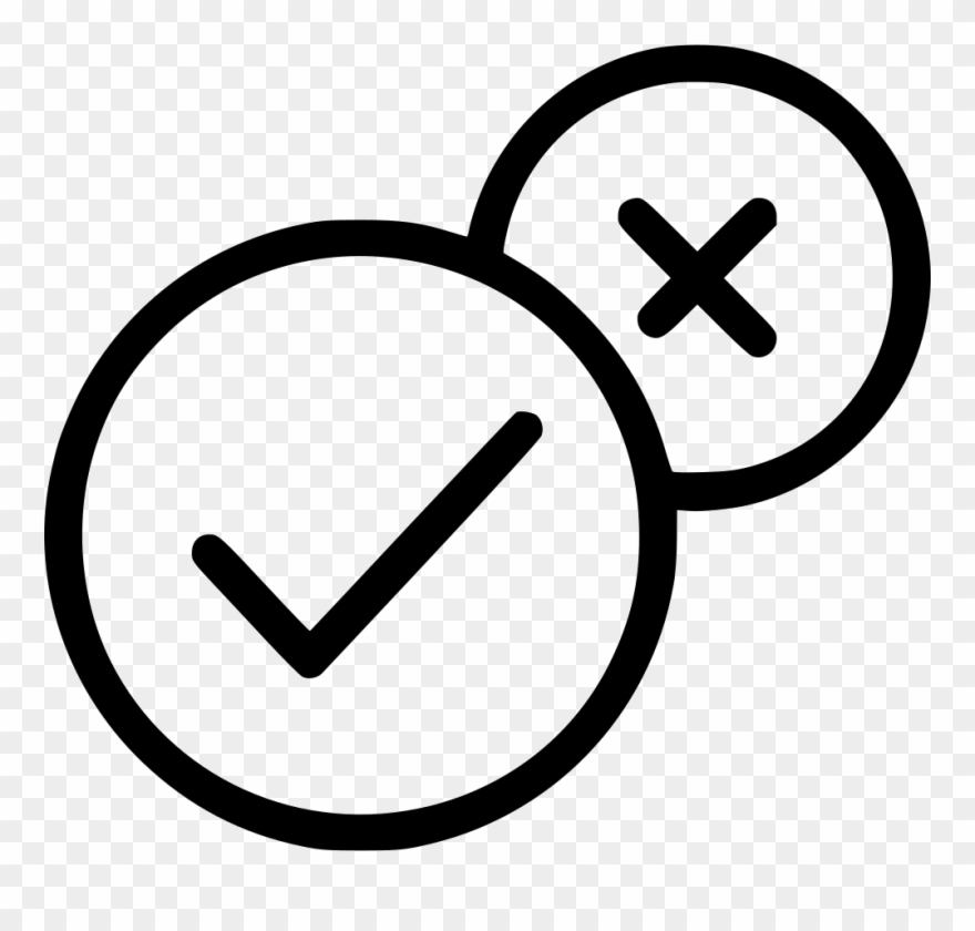 Png File - Yes And No Icon Clipart