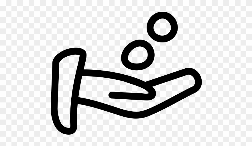 Receive Donation Rubber Stamp - Sharing Economy Clipart