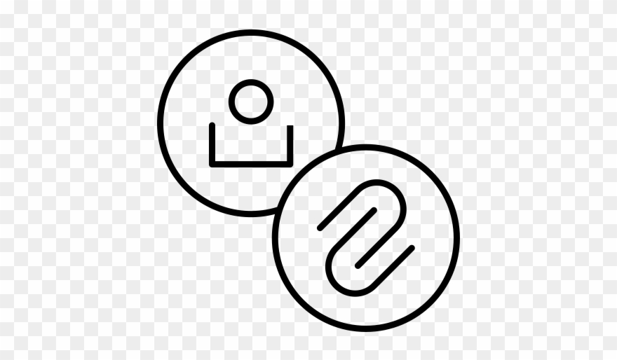 Attachment Rubber Stamp - Drawing Clipart