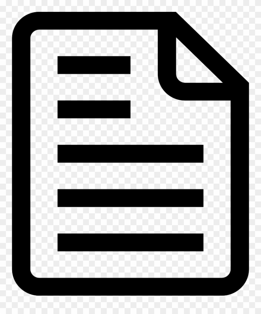 Png File - Tekst Pictogram Clipart