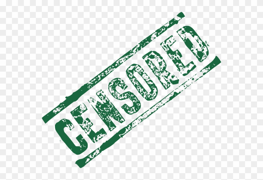 Censored Stamp Tile Coaster Clipart