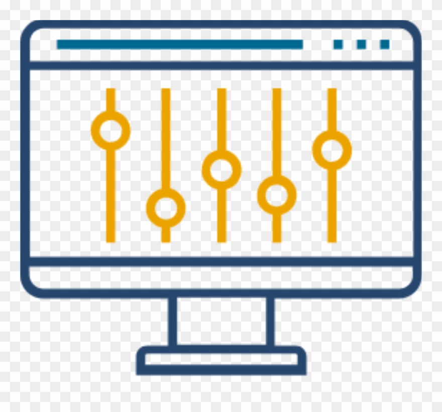 Fully Managed - Admin Panel Line Icon Clipart