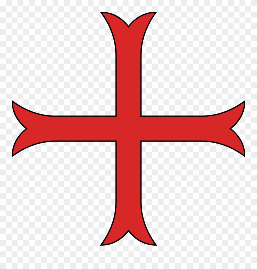 Knights Templar Cross - Die Sonnentempler Clipart