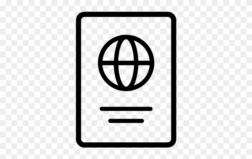 Passport Rubber Stamp - Icon Clipart