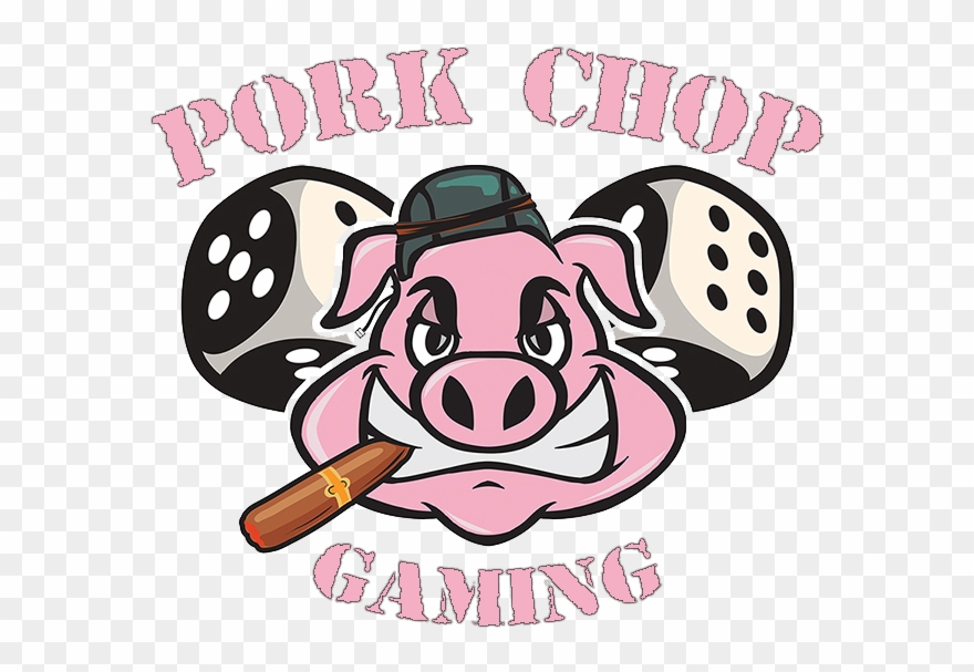 'pork Chop Gaming' - Porkchop Logo Clipart