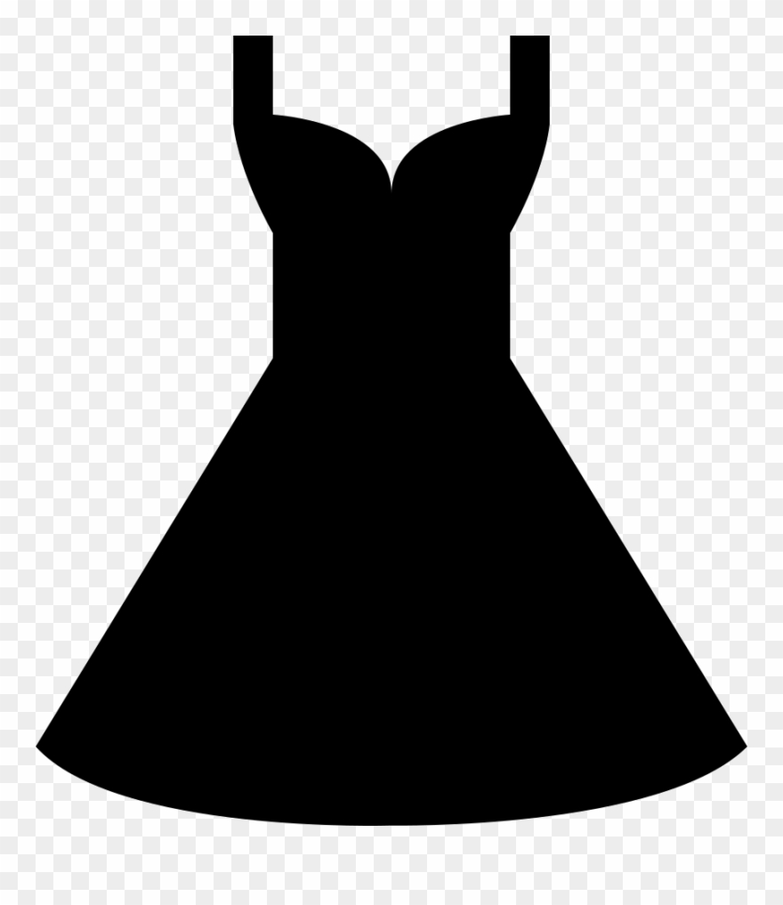 Wedding Png Icon Free - White Dress Icon Png Clipart