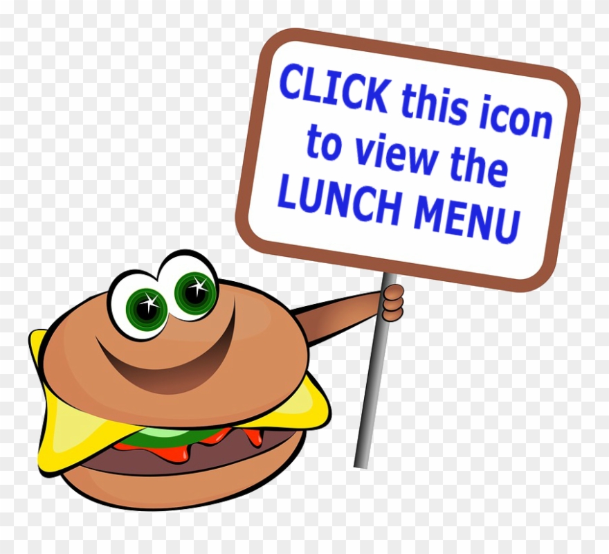 The School Lunch Has Two Or More Entrée Options For - Burger Clipart Page Borders - Png Download
