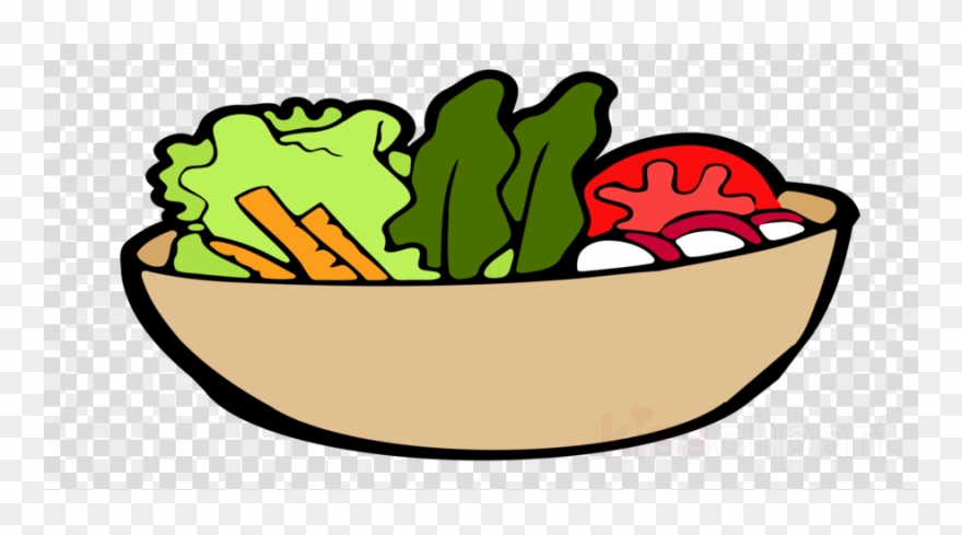 Salad Bowl Clip Art Clipart Salads & Dressings Clip - Heart Shape Transparent Background - Png Download