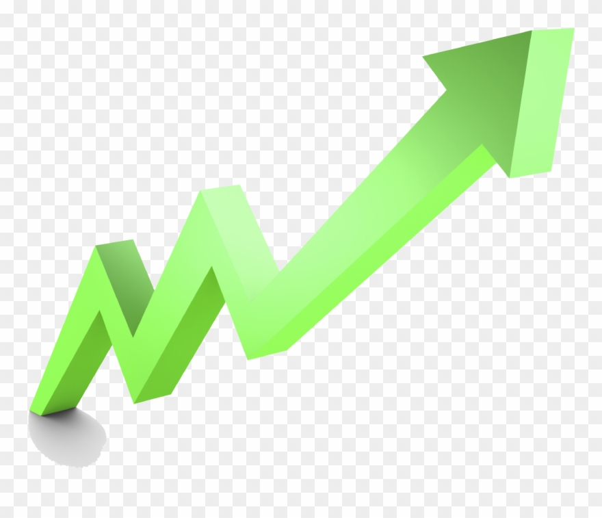 Stock Market Graph Up Png File - Stock Arrow Up Png Clipart