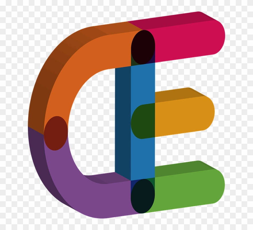 Ces Logo - Letter Ce Clipart