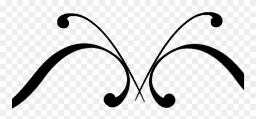 Free Clipart Flourish Flourish Clip Art Black And White - Clip Art - Png Download
