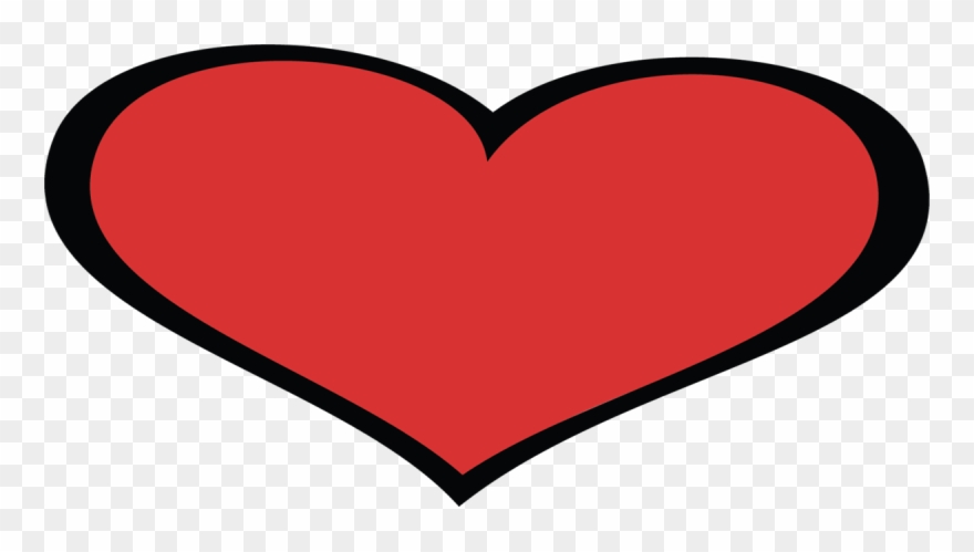 Clip Art Love Heart - Png Download