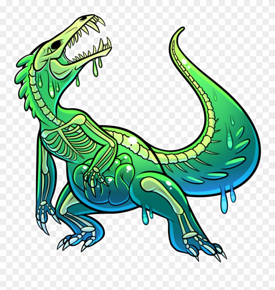Clip Art Free Redraw Of My Colony Dragon From A - Deviantart Slime - Png Download