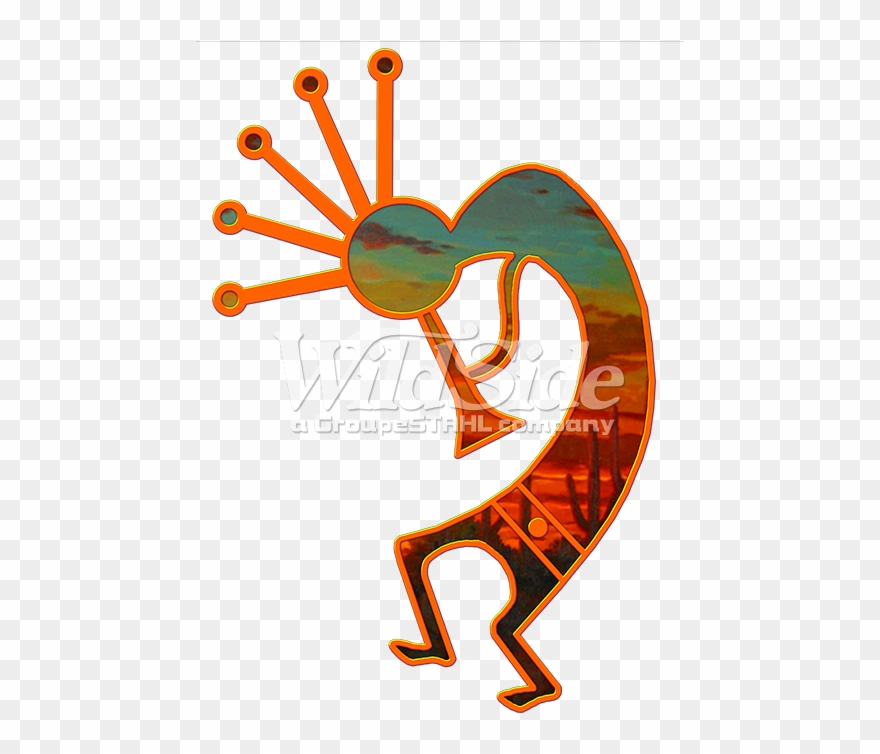 Kokopelli - Desert - Graphic Design Clipart