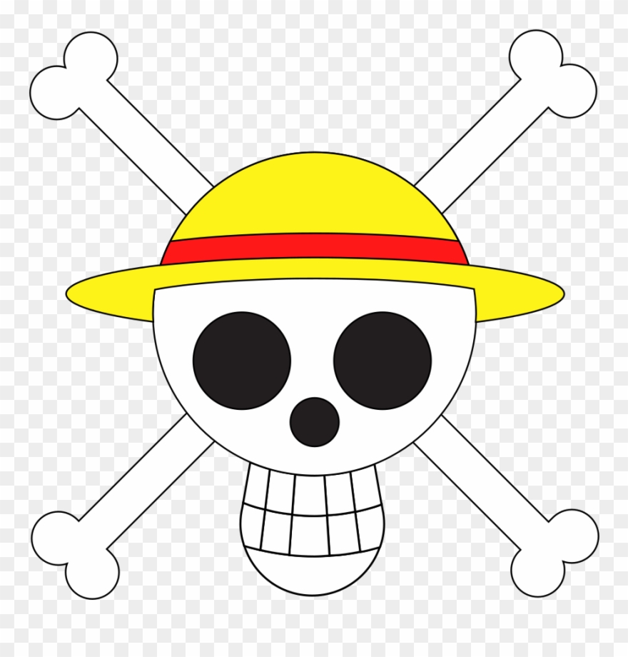 Strawhat Crew Jolly Roger - Strawhat Jolly Roger Png Clipart