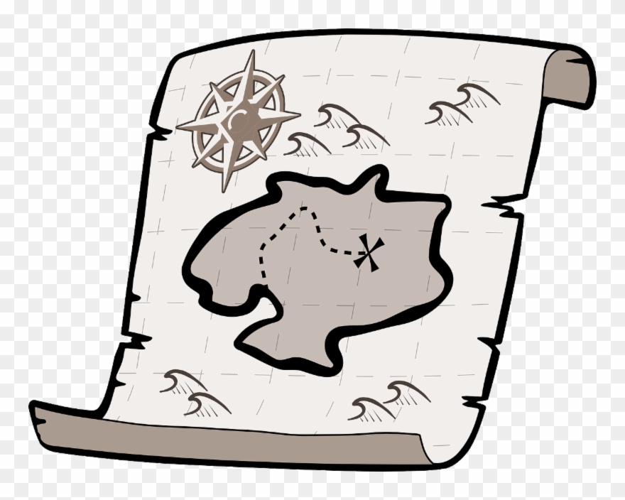 Welcome To Our New Subscribers - Treaure Map Shower Curtain Clipart