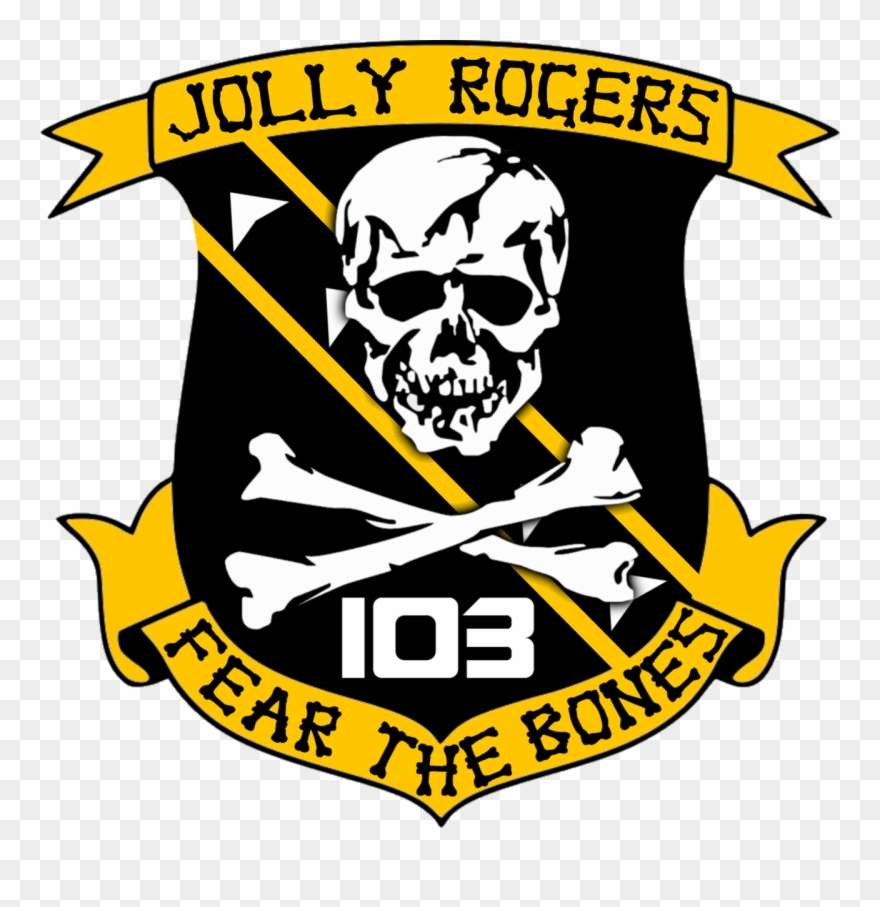 Bsg Vfs-103 Jolly Rogers Squadron Insignia By Viperaviator - Jolly Rogers Squadron Logo Clipart