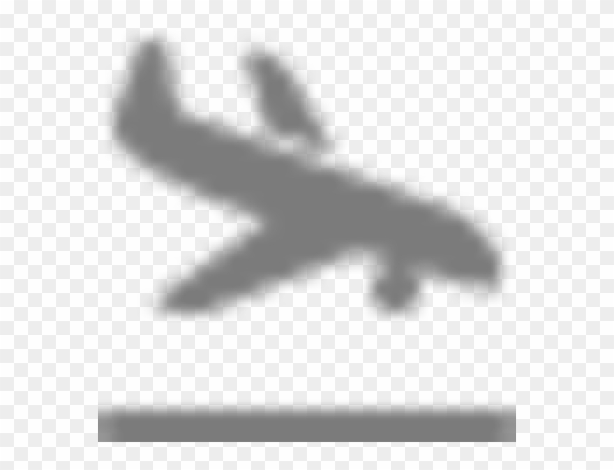 Airplane Landing - Airplane Clipart