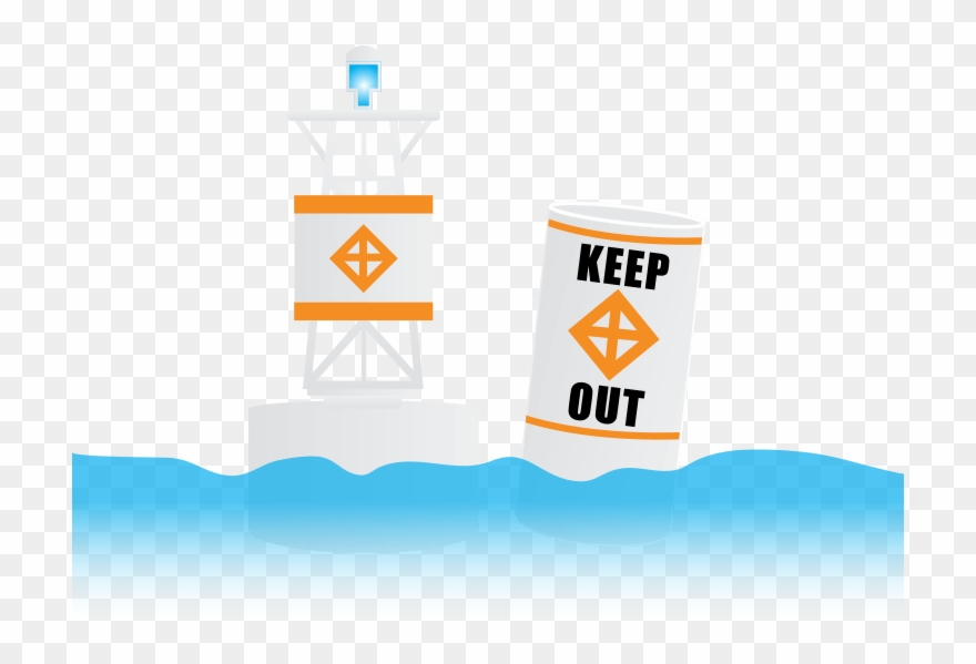 Keep-out Markers - Academy Clipart