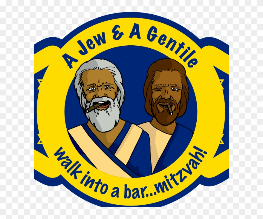 A Jew And A Gentile Walk Into A Bar - Rabbi Clipart