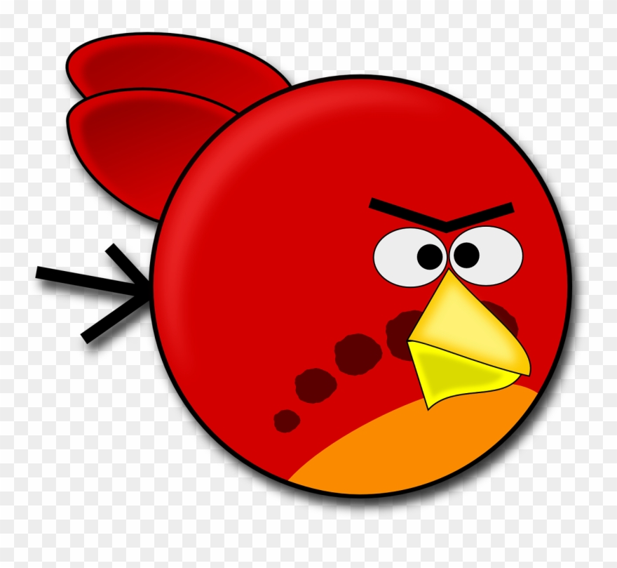 Sumh Angry-774029 - Clker Com Red Bird Angry Birds Clipart