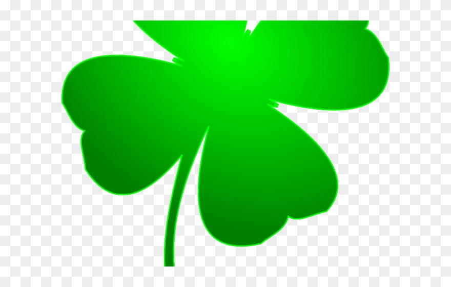 Luck Clipart Ireland - Four-leaf Clover - Png Download