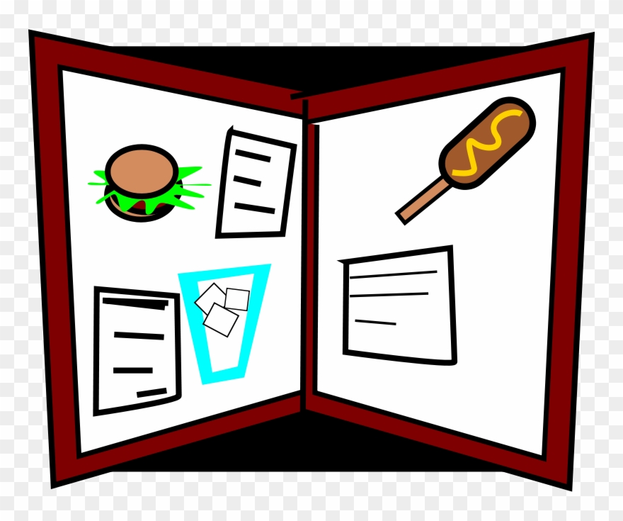 Get Notified Of Exclusive Freebies - Clip Art Menu - Png Download