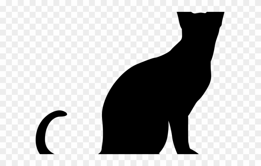 Big Cat Clipart Easy - Cat - Png Download