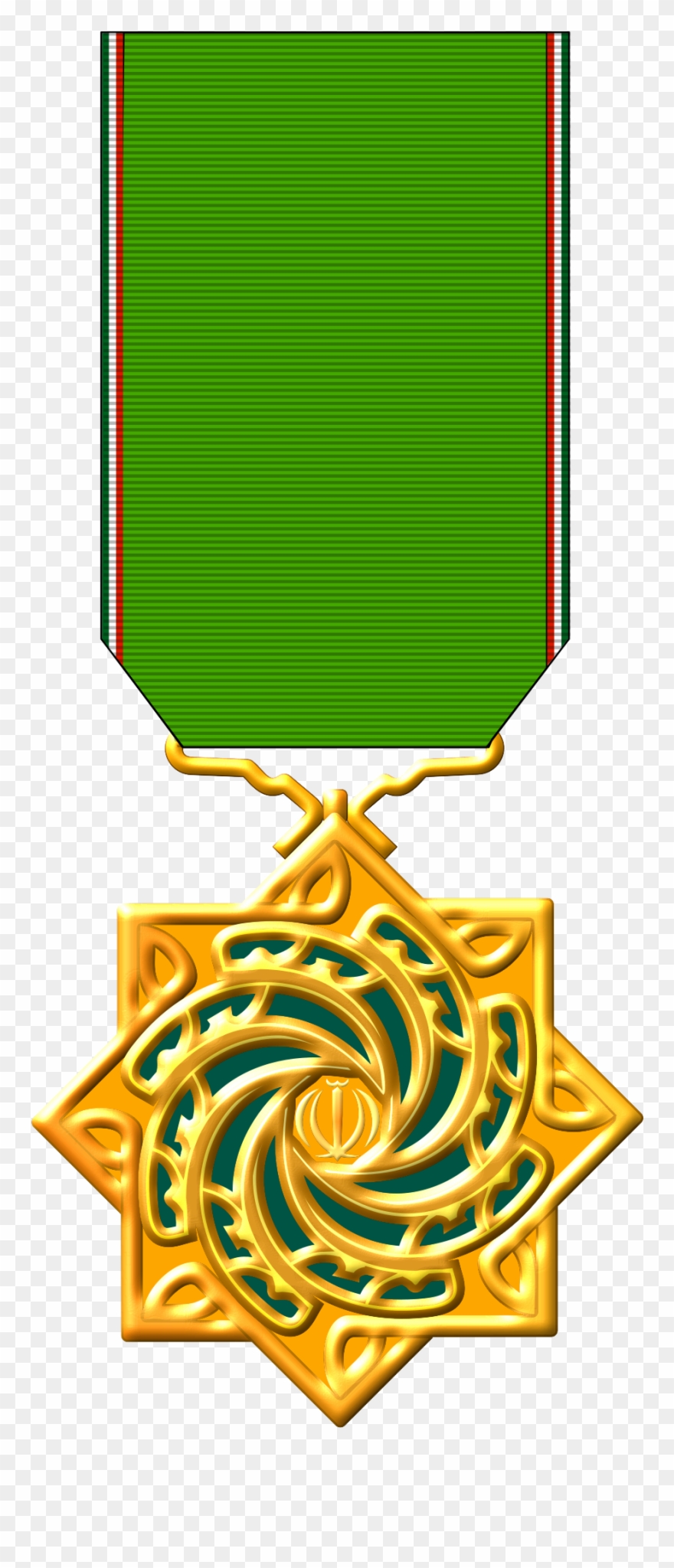 Medal Of Merit For Culture And Art Clipart