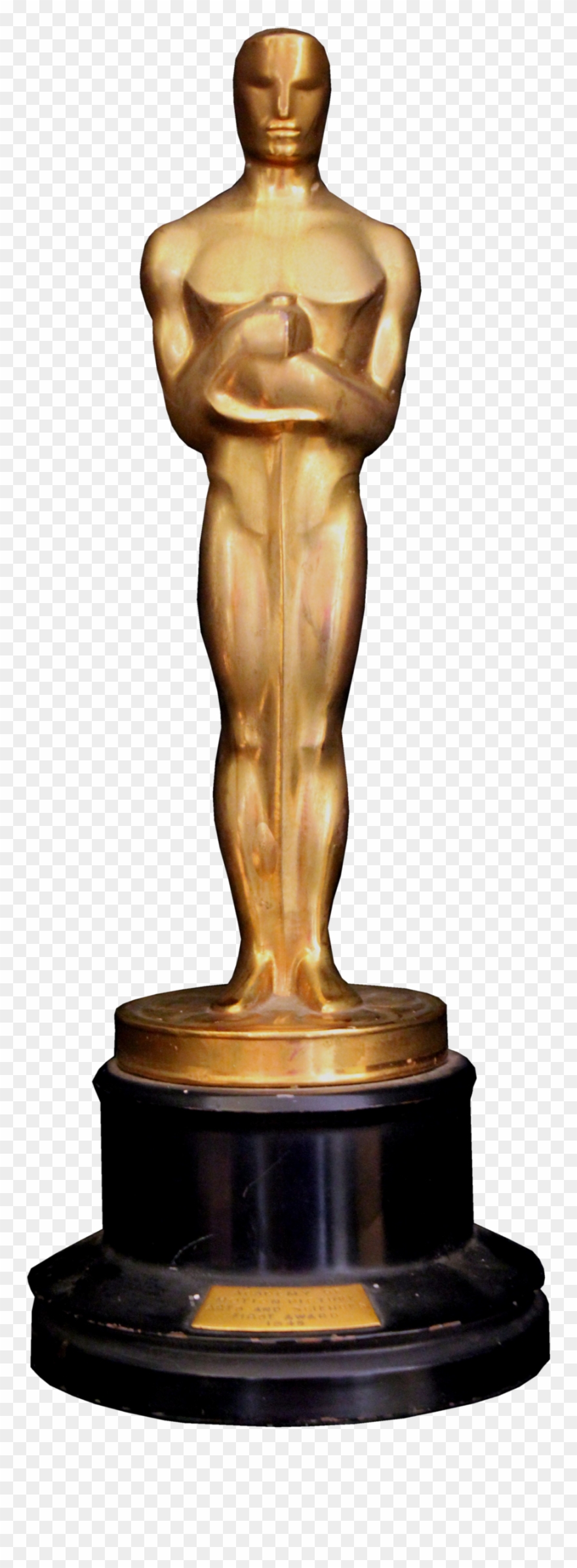 Figurine Clipart Muscle - Oscars Transparent - Png Download