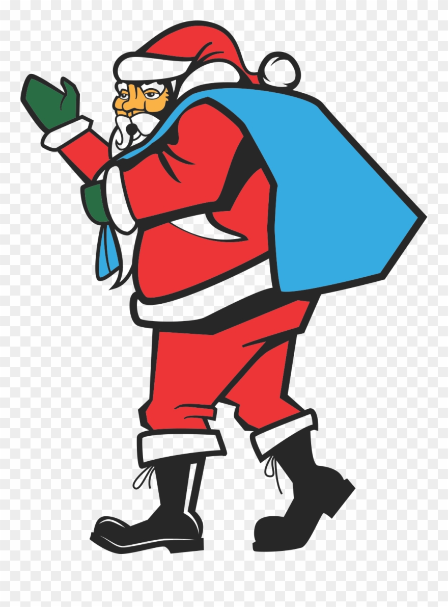 Vector Santa File Clip Art Transparent - Santa Claus - Png Download