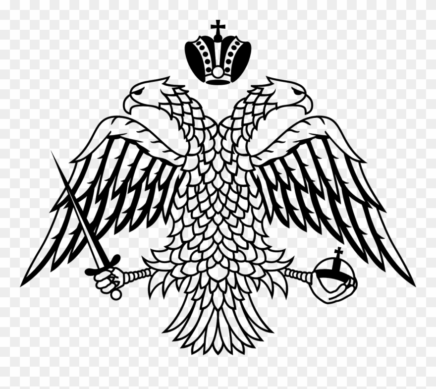 Double-headed Eagle Of The Greek Orthodox Church - Byzantine Double Headed Eagle Clipart