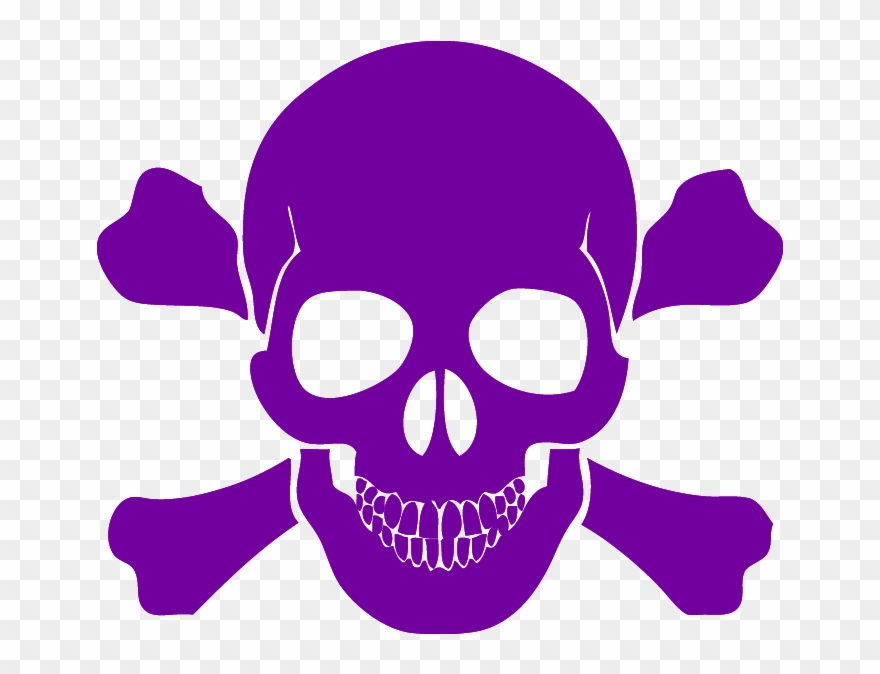 Skull And Cross Bones Free Download - Skull And Crossbones Black Clipart