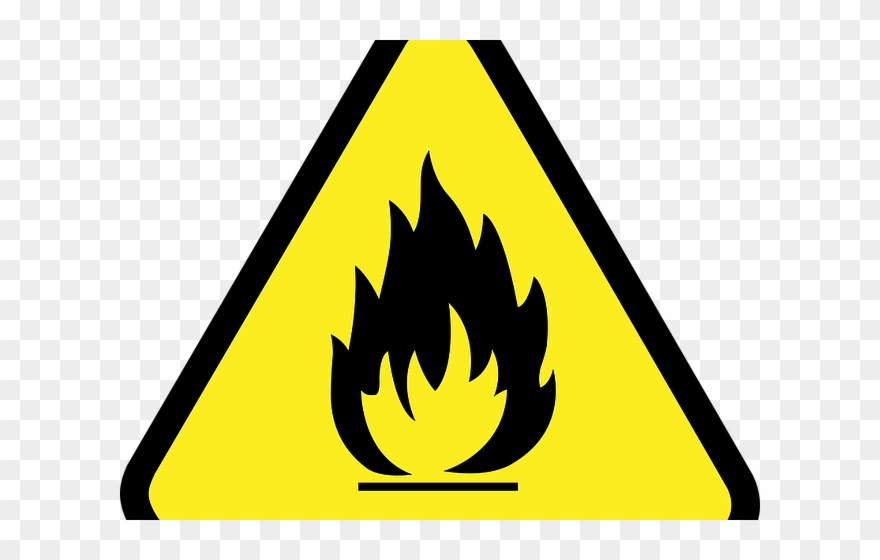 Tags - Risk Of Fire Sign Clipart