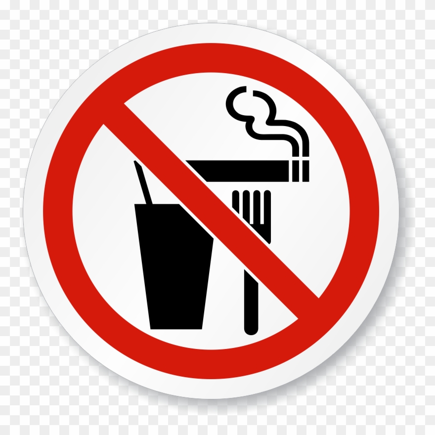 Iso Prohibition Sign - No Smoking No Cancer Clipart