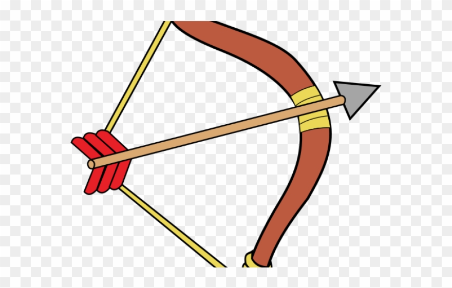 Archery Clipart Transparent - Bow And Arrow Illustration - Png Download